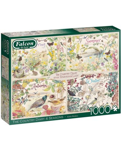 Puzzle Falcon od 1000 dijelova - Ljepota godišnjih doba - 1