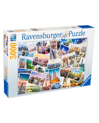 Slagalica Ravensburger od 5000 dijelova - New York, grad koji nikad ne spava - 1