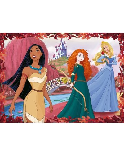 Slagalica Ravensburger od  4х100 dijelova - Disneyeve princeze - 4