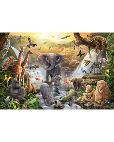 Slagalica Schmidt od 60 dijelova - Životinje Afrike - 2