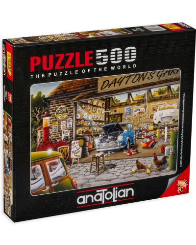Puzzle Anatolian od 500 dijelova - Daytonova garaža, Hiro Tanikawa - 1