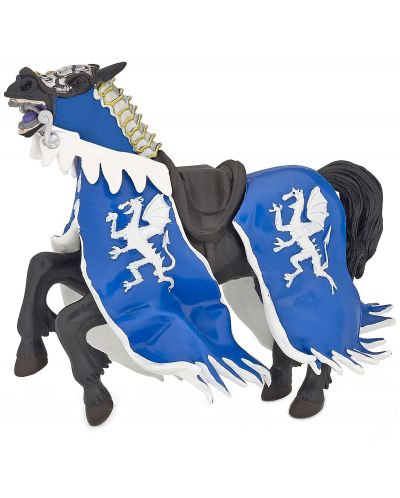 Figurica Papo The Medieval Era – Konj viteza Plavog zmaja - 1