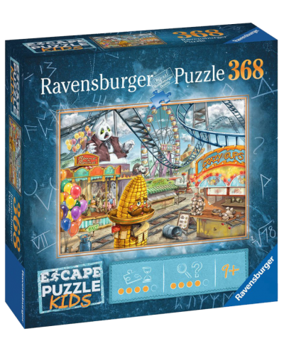 Puzzle Ravensburger od 368 dijelova - Zabavni park - 1