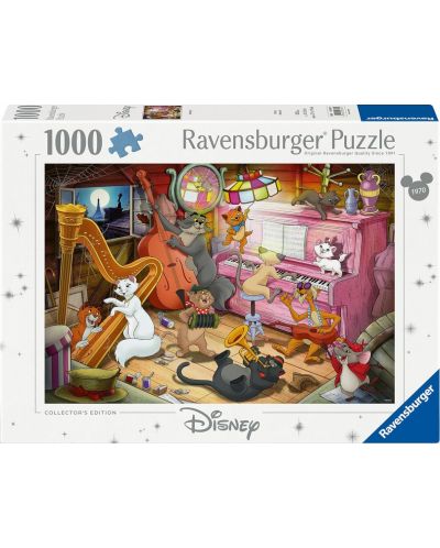 Slagalica Ravensburger od 1000 dijelova - Aristocats - 1