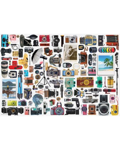 Slagalica u metalnoj kutiji Eurographics od 550 dijelova - Klasični fotoaparat - 2