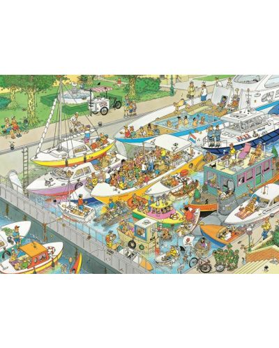 Puzzle Jumbo od 1000 dijelova - Čamci  - 2