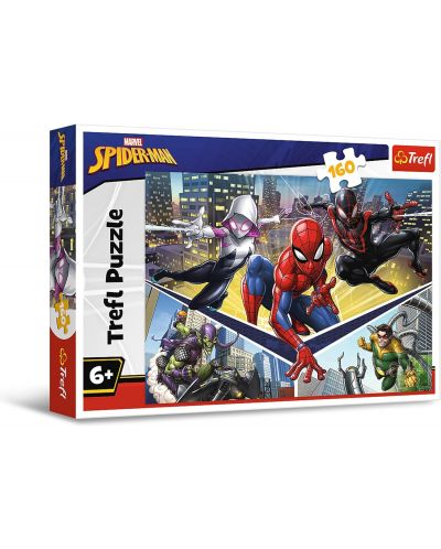 Slagalica Trefl od 160 dijelova - Spiderman Power / Disney Marvel Spiderman - 1