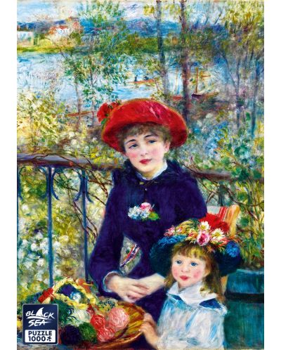 Slagalica Black Sea od 1000 dijelova - Dvije sestre na terasi, Pierre-Auguste Renoir - 2