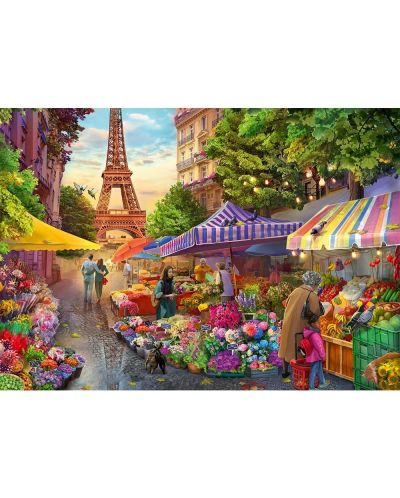 Slagalica Trefl od 1000 dijelova - Cvjećarna, Pariz - 2
