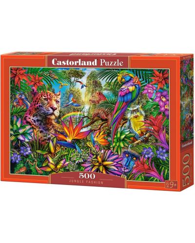 Slagalica Castorland od 500 dijelova - Moda u džungli - 1