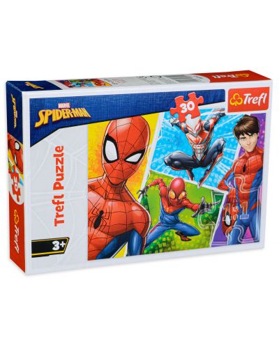 Slagalica Trefl od 30 dijelova - Spider-Man i Migel - 1