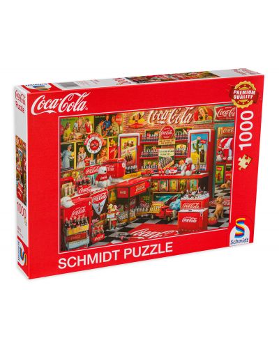 Slagalica Schmidt od 1000 dijelova - Coca Cola trgovina - 1
