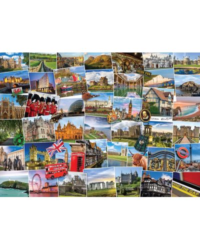 Slagalica Eurographics od 1000 dijelova - Putnik iz Velike Britanije - 2