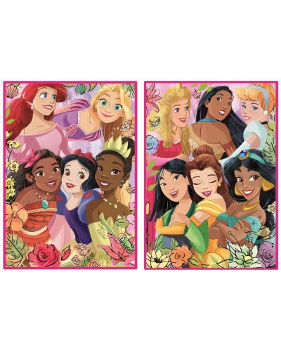 Slagalica Educa od 2 x 500 dijelova - Disney princeze - 2