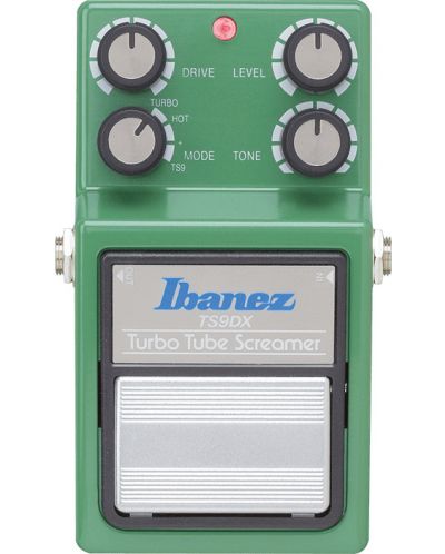 Pedala za zvučne efekte Ibanez - TS9DX Turbo Tube Screamer, zelena - 1