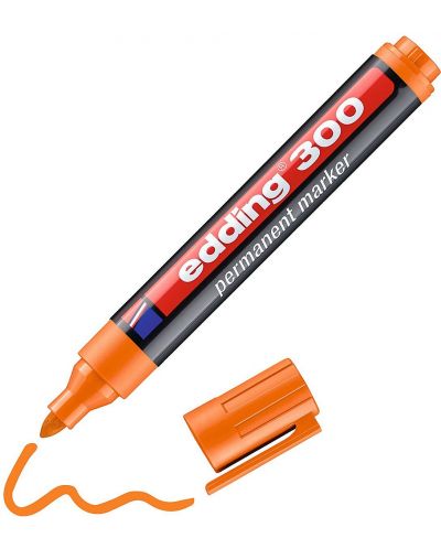 Permanentni marker Edding 300 - Narančasti - 1