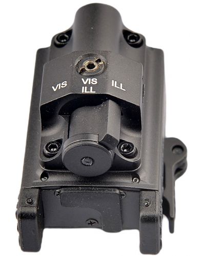 Svjetiljka za pištolj Dulotec - G4, podcijev s laserskim pokazivačem cilja, crvena - 4