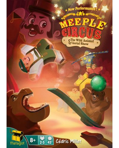 Proširenje za društvenu igru Meeple Circus - The Wild Animal & Aerial Show - 1