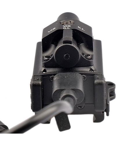 Svjetiljka za pištolj Dulotec - G4, podcijev s laserskim pokazivačem cilja, crvena - 5