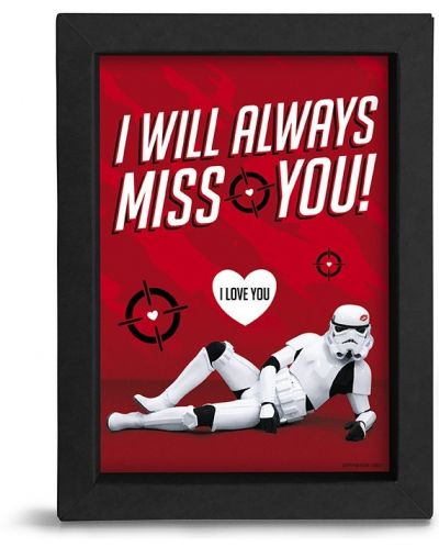 Poster s okvirom The Good Gift Movies: Star Wars - I will always miss you - 1