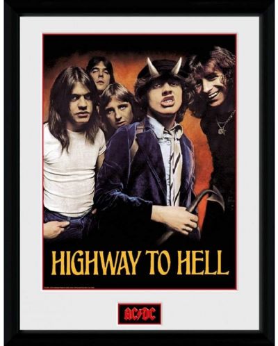Plakat s okvirom GB eye Music: AC/DC - Highway to Hell - 1