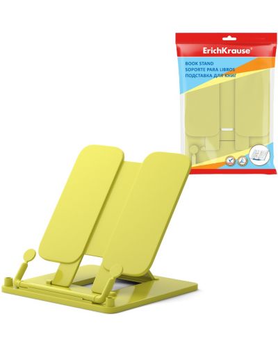 Plastični stalak za knjige Erich Krause - Neon Solid, žuti - 1