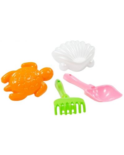 Set za plažu Polesie Toys - Kornjača, 4 dijela - 2