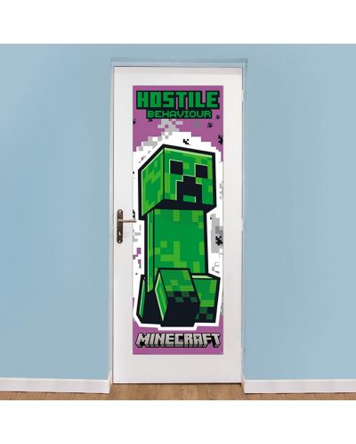 Poster za vrata GB eye Games: Minecraft - Creeper - 3