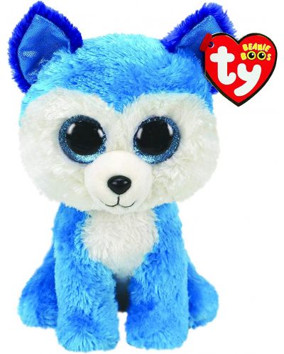 Plišana igračka TY Toys - Husky Prince, plavi, 15 cm - 1