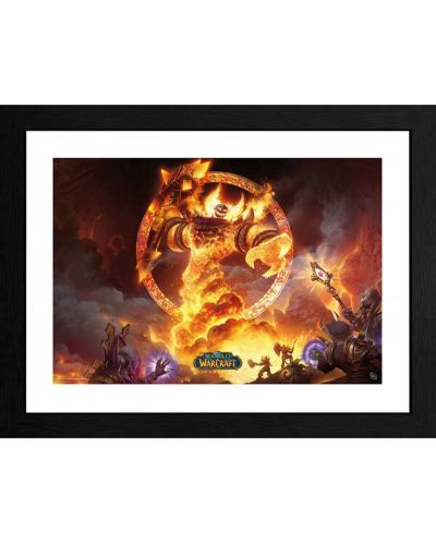 Plakat s okvirom GB eye Games: World of Warcraft - Ragnaros - 1