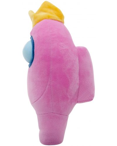 Plišana figura YuMe Games: Among Us - Pink Crewmate with Crown, 30 cm - 3