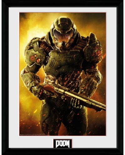 Plakat s okvirom GB Eye Games: Doom - Doomguy - 1