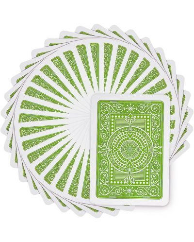 Plastične poker karte Texas Poker - svijetlozelena leđa - 3