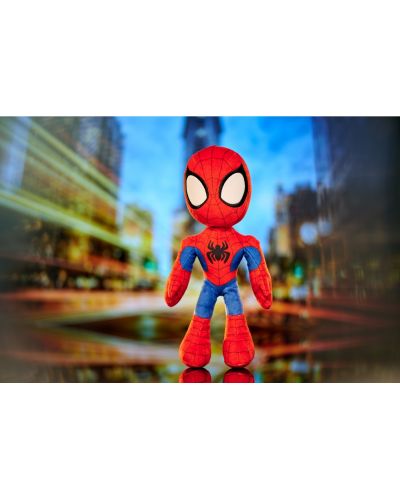 Plišana igračka Simba Toys - Spiderman sa svjetlećim očima, 25 cm - 4
