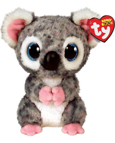 Plišana igračka TY Toys - Koala Karl, siva, 15 cm - 1