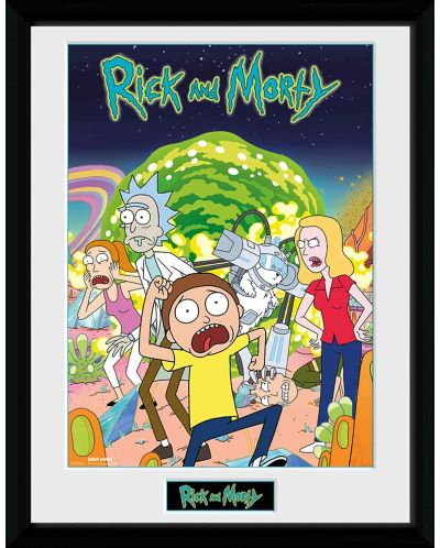 Plakat s okvirom GB eye Animation: Rick & Morty - Compilation - 1