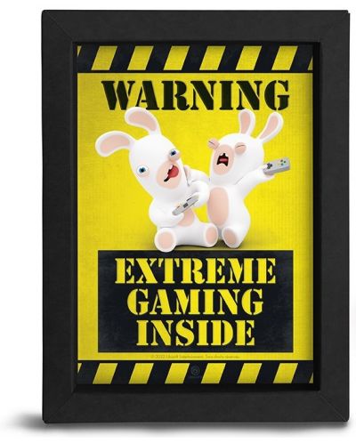 Plakat s okvirom The Good Gift Games: Raving Rabbids - Extreme Gaming Inside - 1