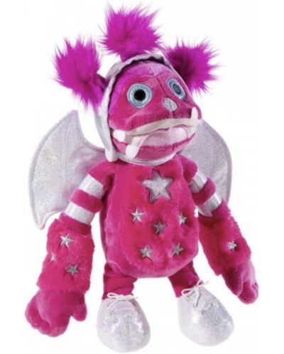 Plišana igračka Heunec Maskirani pjevač - Ružičasto čudovište, 30 cm - 1