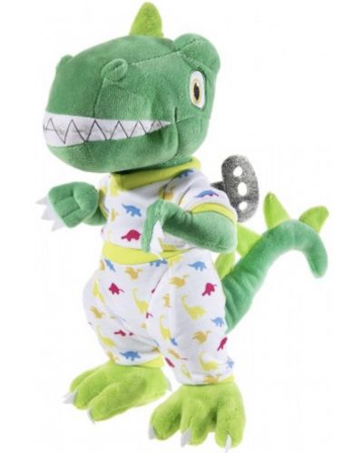 Plišana igračka Heunec Maskirani pjevač - Dinosaur u pidžami, 26 cm - 1