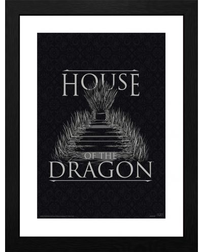 Plakat s okvirom GB eye Television: House of the Dragon - Iron Throne - 1