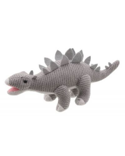 Pletena igračka The Puppet Company Wilberry Knitted - Stegosaurus, 32 cm - 1