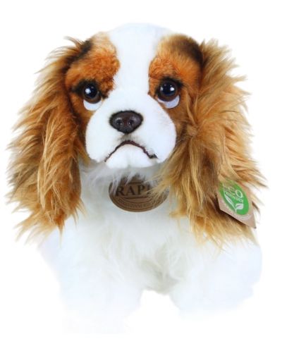 Plišana igračka Rappa Eko prijatelji - Pas Kint Charles Spaniel, sjedeći, 25 cm - 1