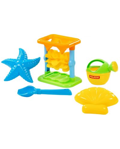 Set za plažu Polesie Toys - Mlin, 5 dijelova, asortiman - 2