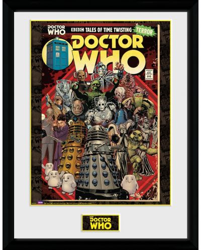 Plakat s okvirom GB eye Television: Doctor Who - Villains Comics - 1