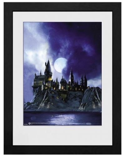 Plakat s okvirom GB eye Movies: Harry Potter - Hogwarts Painted - 1