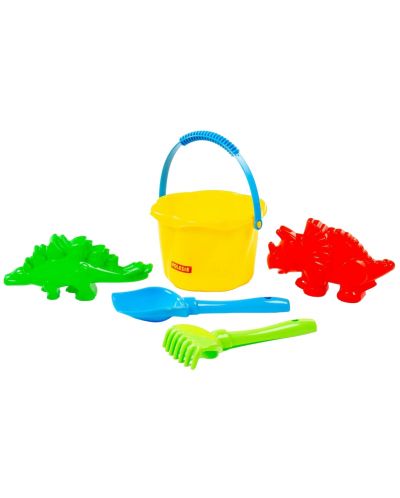 Set za plažu Polesie Toys - Dinosaur, 5 komada, asortiman - 1