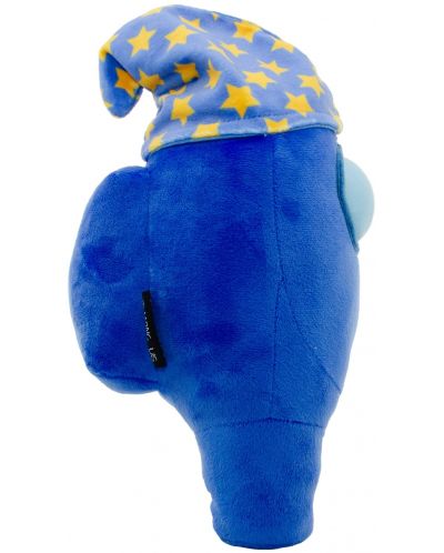 Plišana figura YuMe Games: Among Us - Blue Crewmate with Wizard Hat, 30 cm - 4
