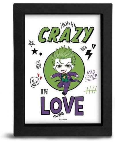 Plakat s okvirom The Good Gift DC Comics: Batman - Crazy In Love - 1