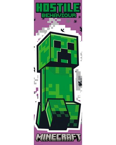 Poster za vrata GB eye Games: Minecraft - Creeper - 1