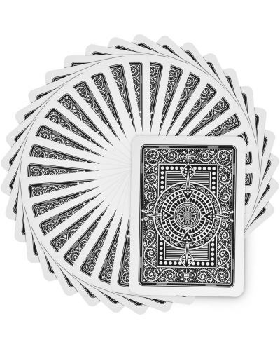 Plastične poker karte Texas Poker - crna leđa - 3